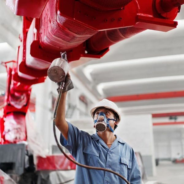 male-workers-spray-painting-a-crane-arm-red-in-fac-2023-11-27-04-51-28-utc